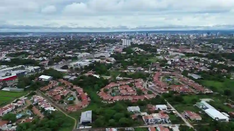 Video aéreo de obra 4