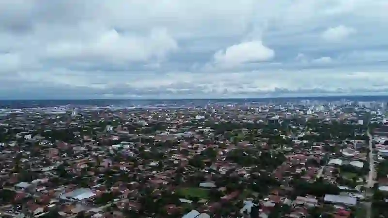 Video aéreo de obra 8